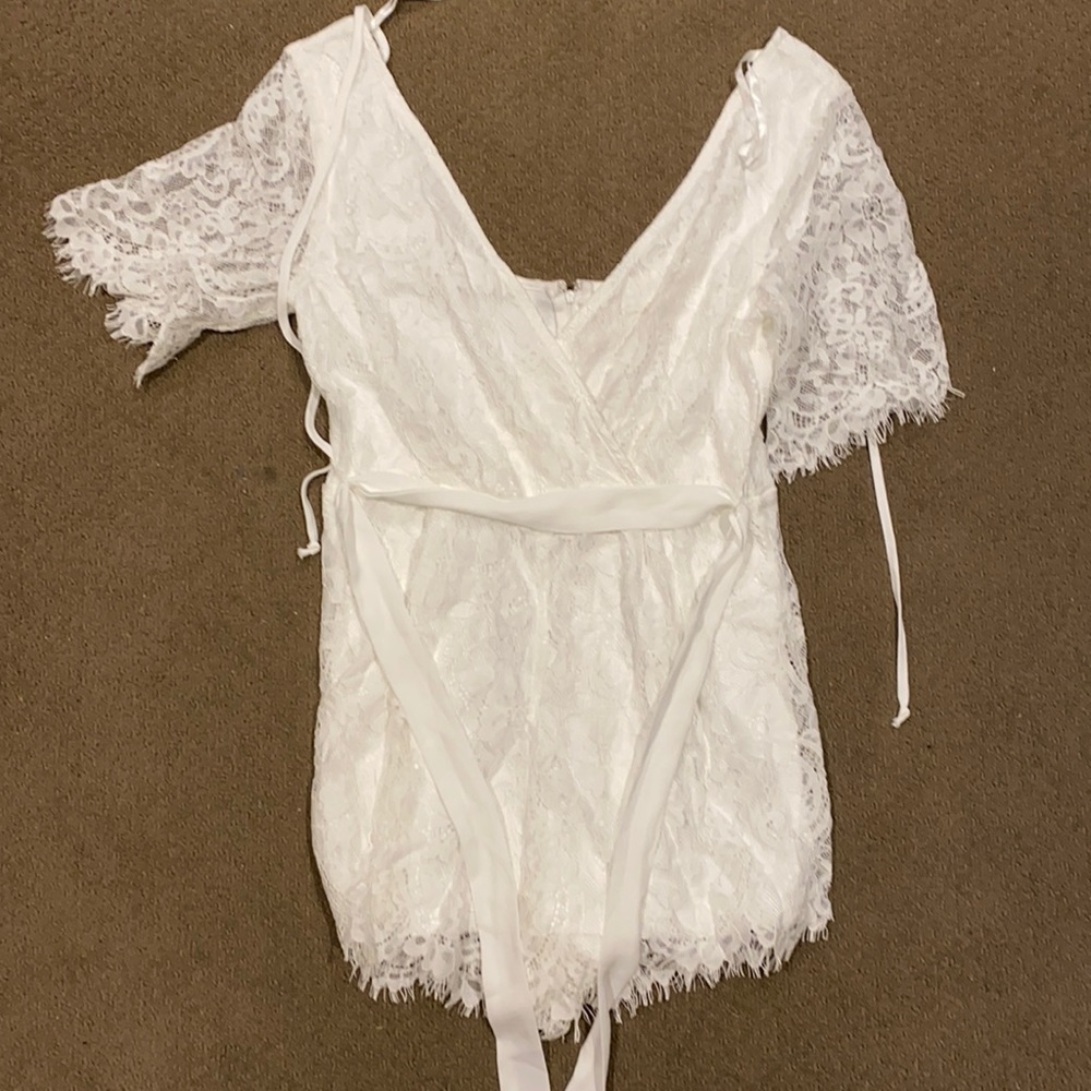 white romper